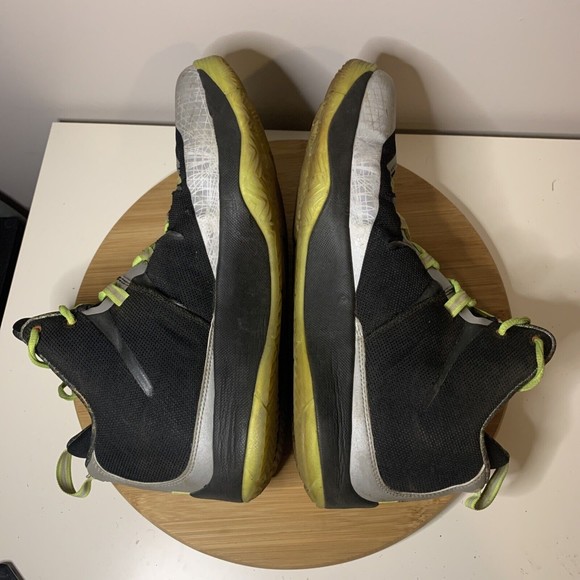 NIKE AIR JORDAN SUPER.FLY 2 Mens Size 11.5 Shoes BLACK Gray 640315-025 Sneakers - Picture 6 of 8